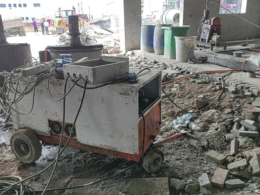 来宾某工业厂房地坪沉降注浆施工